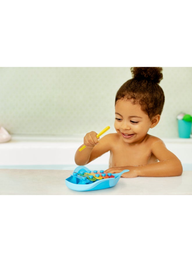 مونشكين Munchkin Dingray™ Musical Bath Toy Baby Xylophone 12M+ Floating Stingray Water Play Toy for Sensory Learning - Image 3