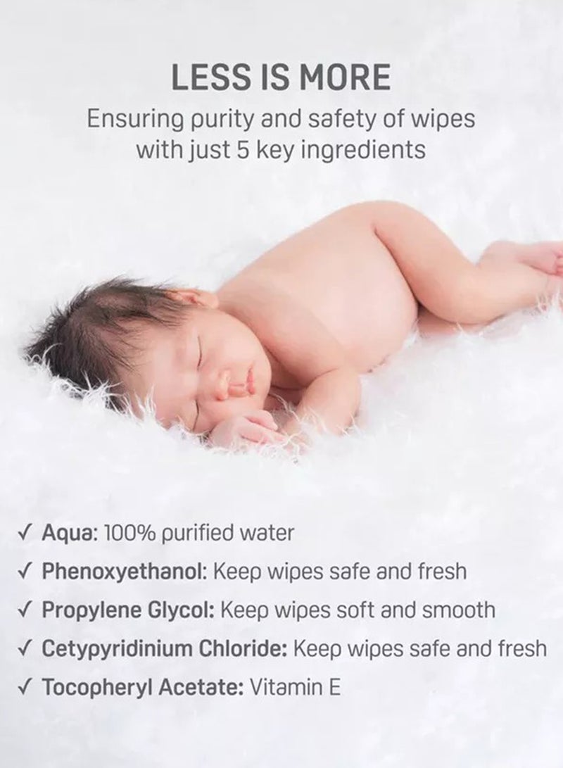 pigeon Natural Botanical Baby Wipes - 70 Sheets - Image 2