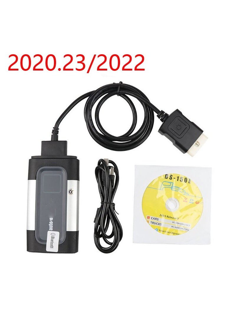 Generic - OBDII Black For Interface Tools 2020.23/ 2021.11Keygen for Delphis Autocoms pro Vd Ds150e cdp OBD2 Scan Detector Free Installation - Image 1