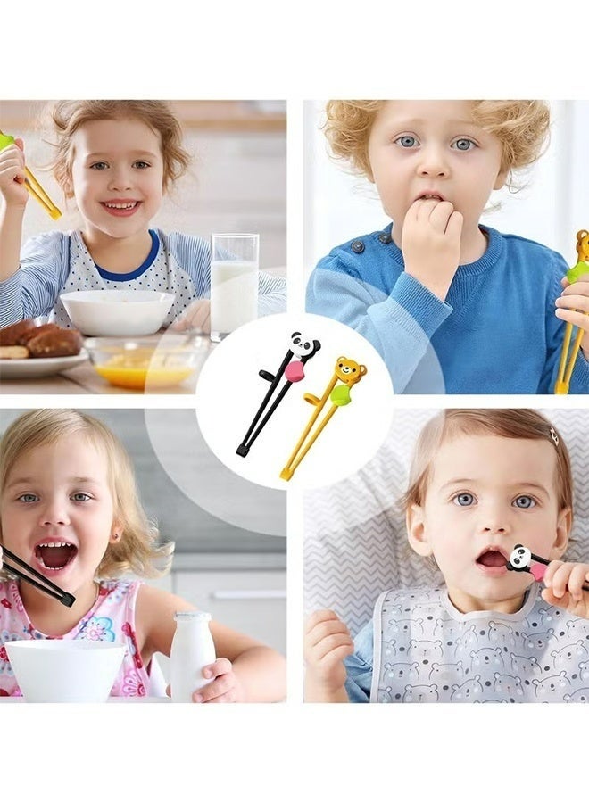2 Pairs Reusable Children's Training Chopsticks Beginner Auxiliary Artifact Suitable For Kids Adults Perfect For Home School Dining - Image 5