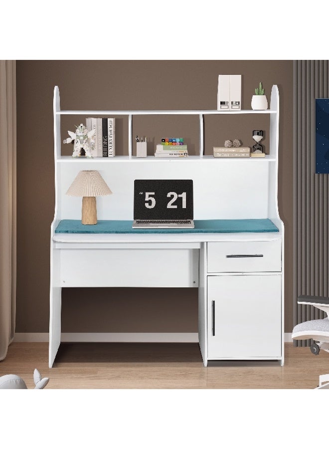 Home Box مكتب دراسة ستيلو بباب واحد ودرج واحد مع رف 60 x 150 x 123 سم - Image 5