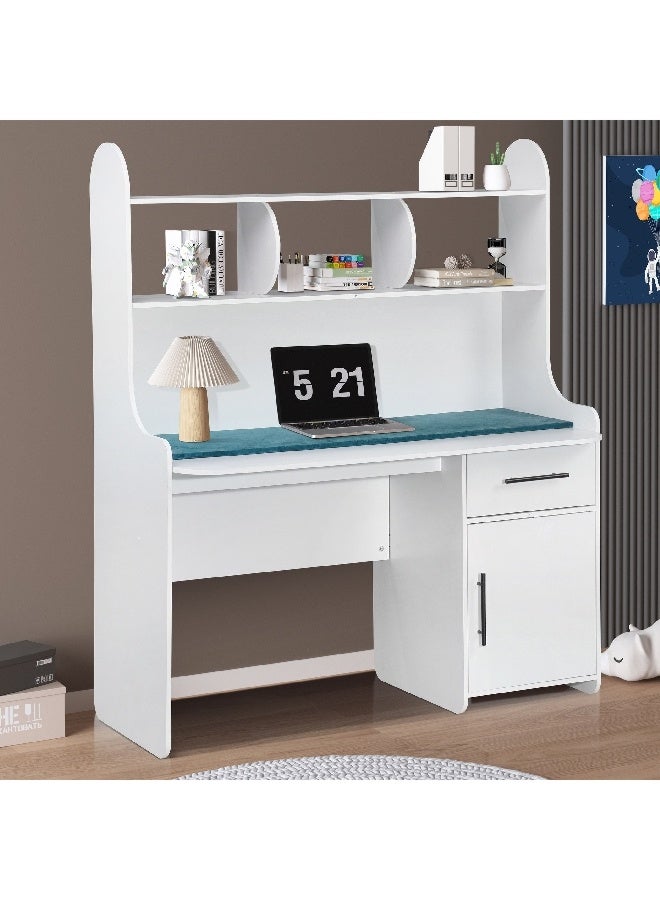 Home Box مكتب دراسة ستيلو بباب واحد ودرج واحد مع رف 60 x 150 x 123 سم - Image 4