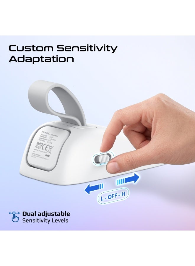 PROMATE DoorShield Portable Travel Door Alarm and Door Stopper, Dual Sensitivity Security Alert, 120dB Anti-Theft Protection, Instant Intruder Detection for Hotel Rooms, Homes and Apartments - Image 5