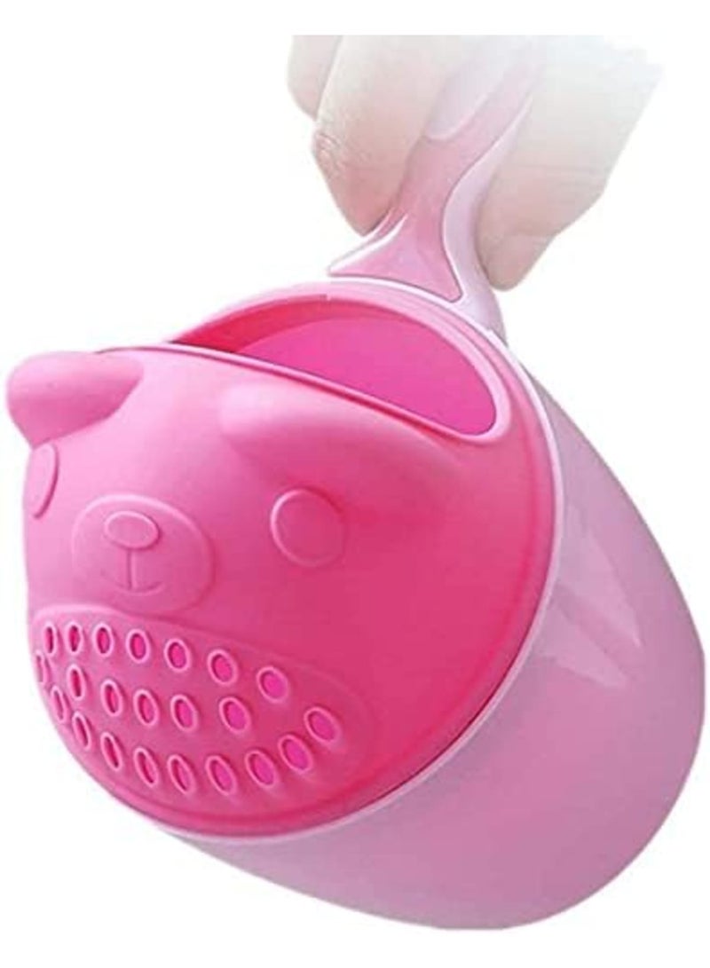 Luckam Cartoon Bear Baby Dipper Bath Rinse Cup, Shampoo Rinser, Shower Sprinkler Spoon for Baby Tub, Wash Cups with Handle - Image 4