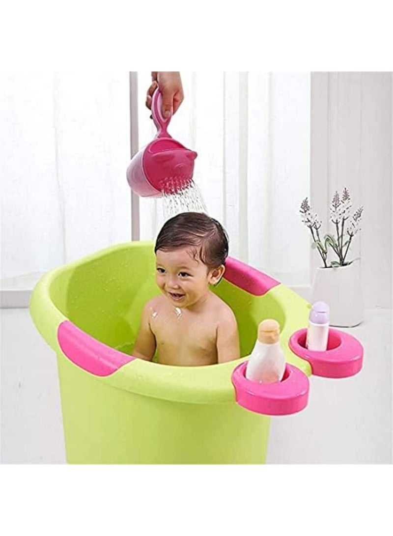 Luckam Cartoon Bear Baby Dipper Bath Rinse Cup, Shampoo Rinser, Shower Sprinkler Spoon for Baby Tub, Wash Cups with Handle - Image 2