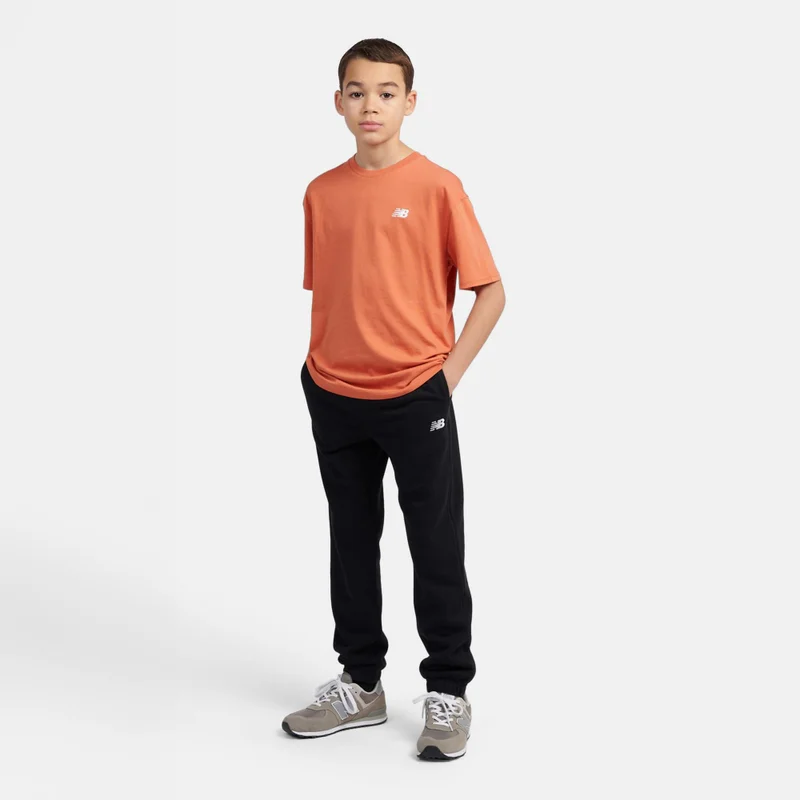 New Balance Black Kids French Terry Small Logo Jogger for Men | Best Price UAE
