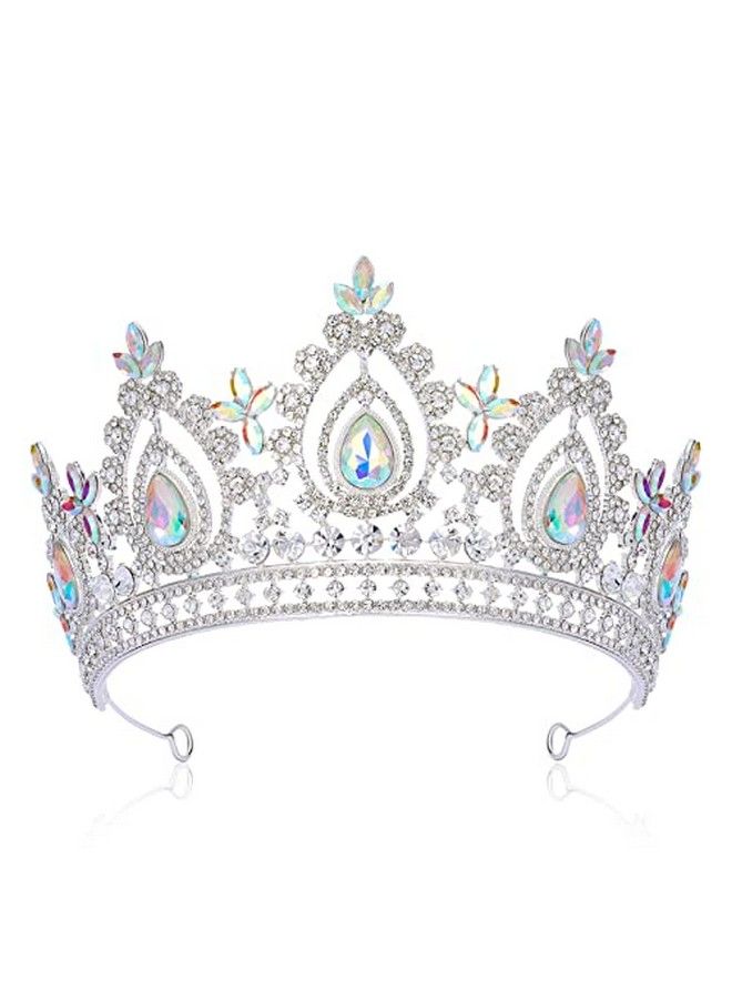 SWEETV Queen Crown For WomenWedding Tiara For BridePrincess TiaraQuinceanera Pageant Crown DiademCrystal Headpiece For Birthday PromMulticolored - Image 2