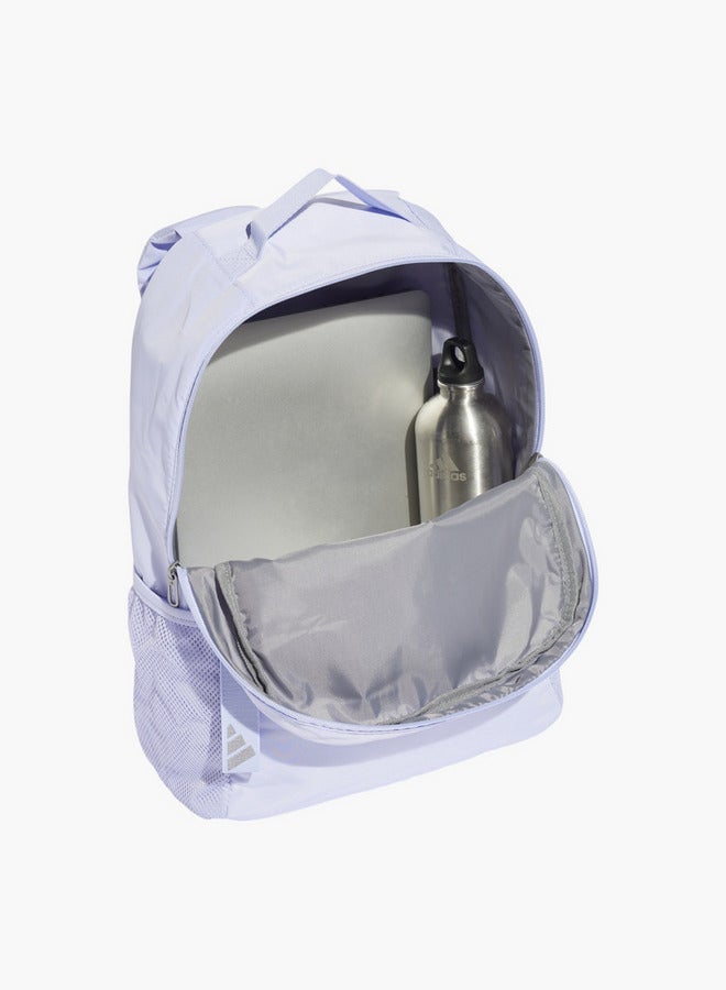 Adidas Logo Print School Backpack With Adjustable Shoulder Straps And Zip Closure - Image 3