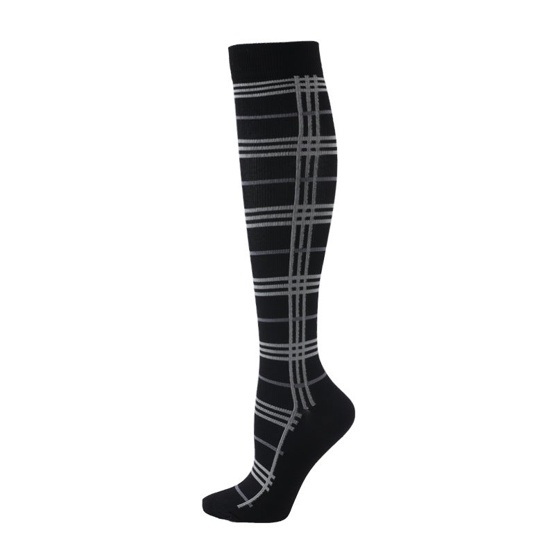 Strict Selection Of Outdoor Sports Compression Socks Men'S And Women'S Color Running Elastic Calf Protection Stockings Riding Pressure Socks - Image 1