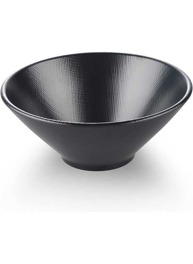 Harmony Melamine Noodle Bowl 22.3*9cm/1200ml Black