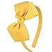 7Rainbows Cute Yellow Gold Bow Headband for Girls Toddlers. - Image 2