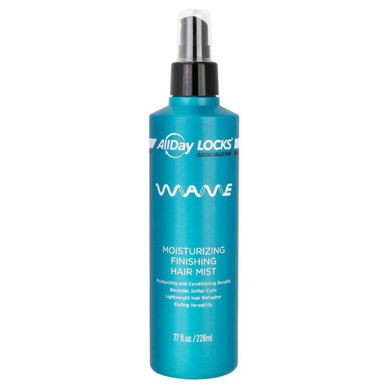 AllDay Locks Classic Wave Hair Mist Curl Enhancing Spray for Women Men Lightweight Product for Enhancing Finishing Adds Shine Moisture and Bounce 77 oz Bottle - Image 3