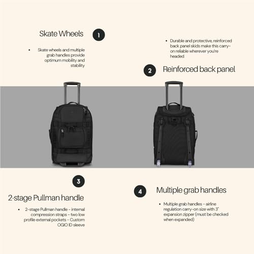 OGIO Layover Travel Bag (Stealth) - Image 3