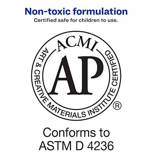 Avery Glue Stic Value Pack, White, Washable, Nontoxic, 0.26 oz., 18 Permanent Glue Sticks (98089) - Image 3