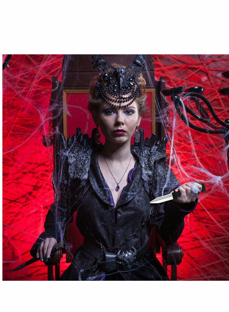 SYOSI 12 Pieces False Magic Retractable Knife Disappear Blade Trick Fake Dagger Prank Props Toy for Adults Joke Gag - Image 4