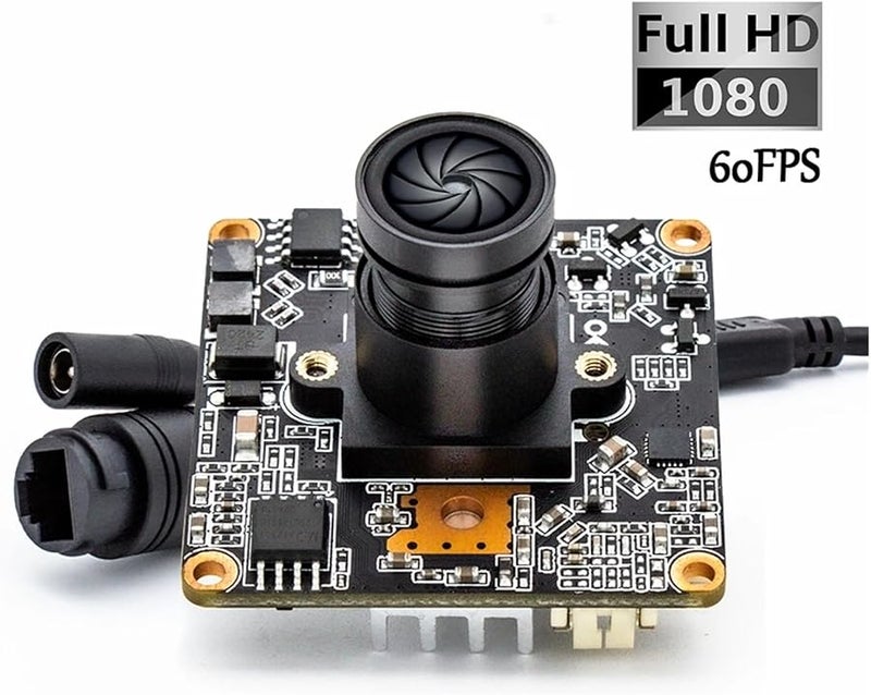 High Speed 60FPS 1080P H265 Camera Module DC12V 3mm Lens Industrial Inspection Webcam Board Only Module - Image 3