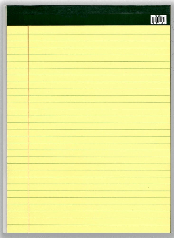 روكو دفتر ملاحظات اصفر بمقاس 21.0X29.7