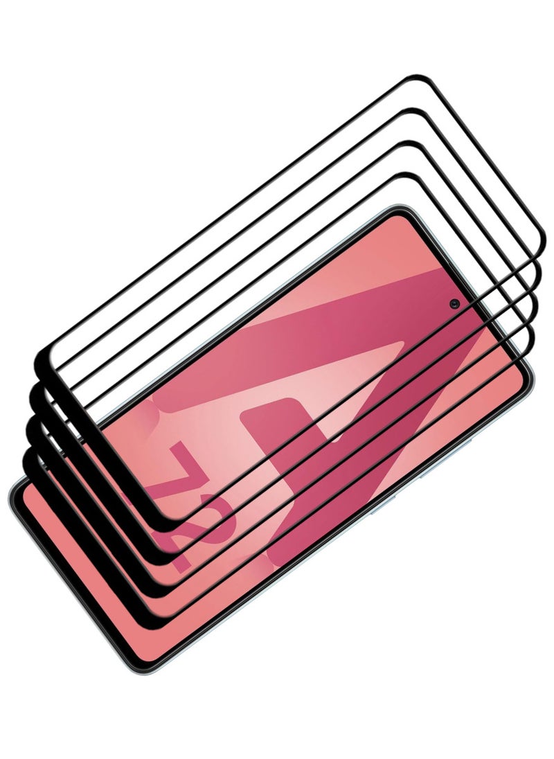 ACLIX 4 Pieces Antistatic ESD Dustproof Premium Quality High Definition Tempered Glass Screen Protector Designed For Samsung Galaxy A72 - Image 1