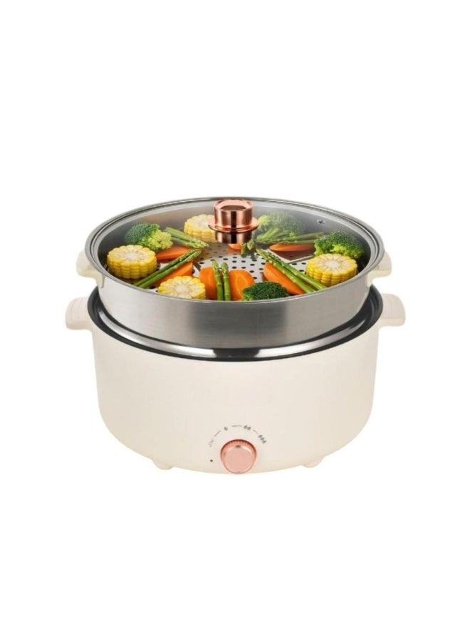 Tradeo 5L Electric Cooker 1350W Multifunctional Rice Cooker with Steamer Basket & Temperature Control - Image 1