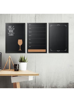 Combo Weekly Planner Wallmount Chalkboard With Natural Cork Strip, Black Frame, 16 X 24 Inches (Pm0329168), Black - pzsku/Z184F13C1C71DE9992C88Z/45/_/1731922534/2f15ffa5-9563-4200-8164-5f39c8ee1eb3