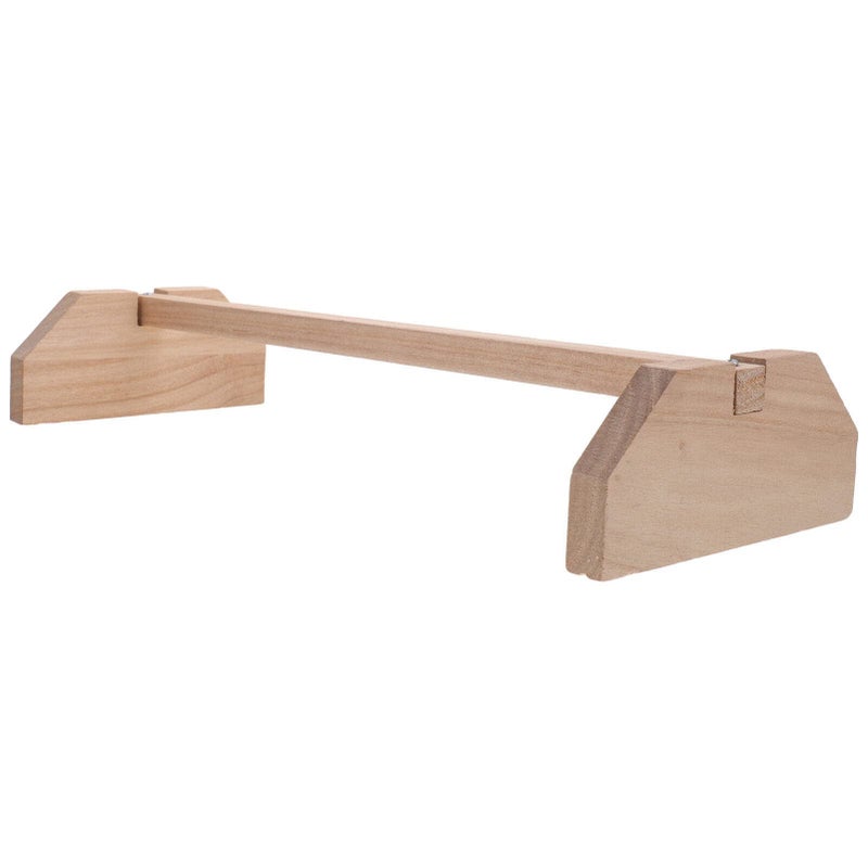 Wooden Chicken Perch Bird Cage Toy Stand Roost Entertainment Hen Support Frame - Image 2