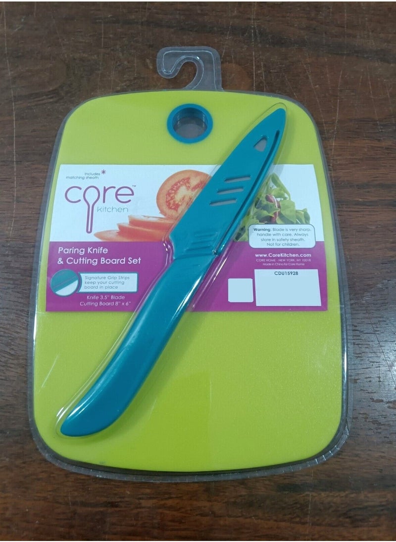Core Pairing Knife With Cover And Cutting Board Set  - Image 2