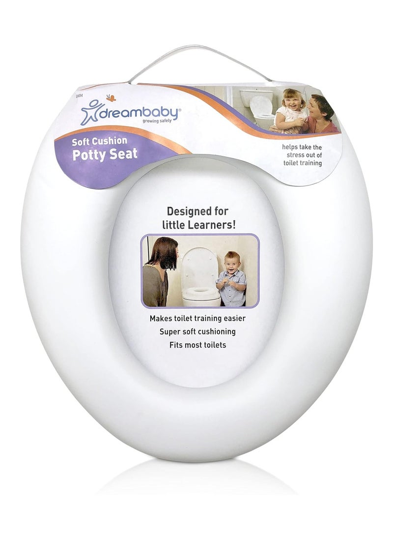 dreambaby Soft Cushion Potty Seat, White  - Image 1