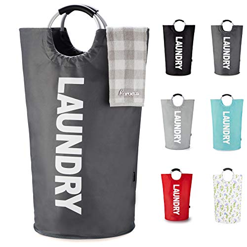 Caroeas 90L Laundry Basket (13 Colors), Waterproof Laundry Hamper, Laundry Bag with Padded Handles, Clothes Hamper, Collapsible Laundry Basket Easy Storage - Image 3