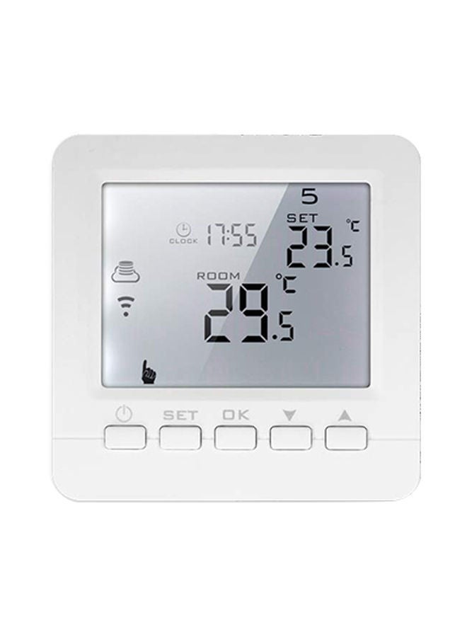 NIBEMINENT Electric Heating Temperature Controller Thermostat White - Image 1