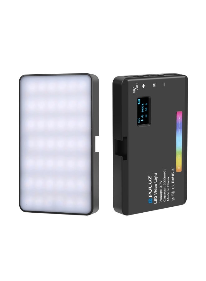 PULUZ Handheld Photo Fill Light – Mini Portable LED Video Light with 140 LEDs, 2500K-9000K Adjustable Color, 20 Lighting Effects, USB Rechargeable, Compatible with Camera, Smartphone, Tablet - Image 2