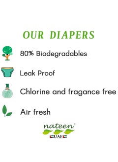 nateen Nateen Flexi Ultra Adult Diapers Pants, ultima absorbency Incontinence Pull Ups,Extra Large,Waist Size 130-170cm,10 Count Adult Pants diaper ,Superior Comfort,Excellent Combination of Protection. (10 Count)  - Image 2