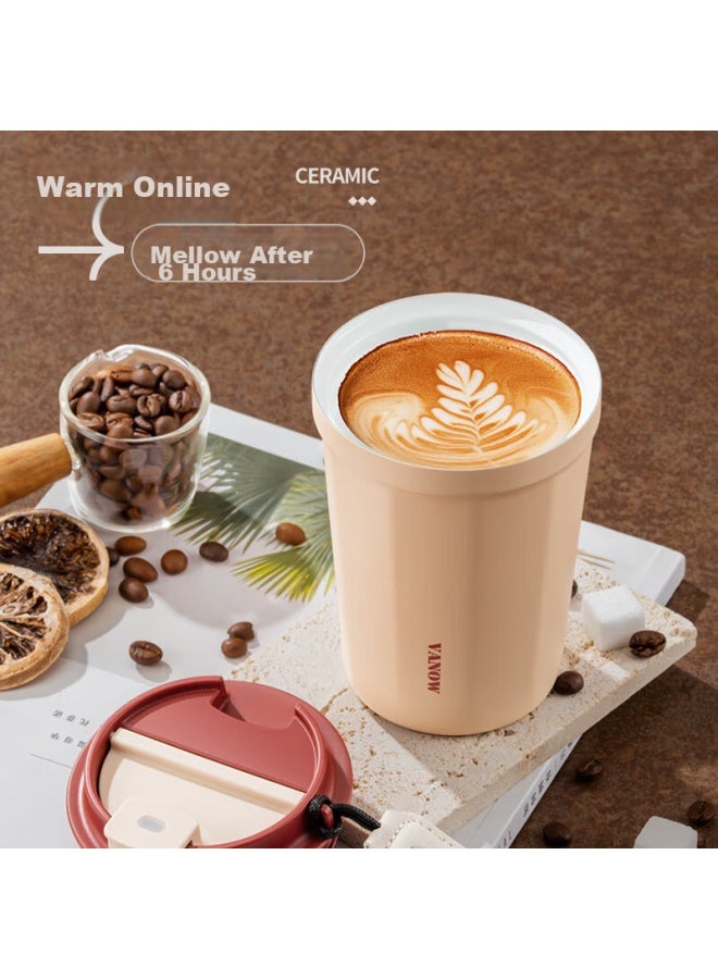 Vanow Coffee Mug Insulated Cup With Ceramic Inner For Men And Women, Stylish Portable Water Cup For Students - Image 3