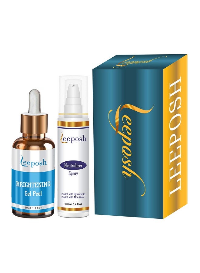 leeposh Brightening Peel Of Lactic 10% Glyco&Glutathione 10% Anti Ageing Pigmentation Glow Peel 130 Ml - Image 1