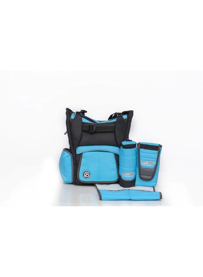 Petit Bebe Baby Diaper Bag Smart S2 – Blue - Image 1