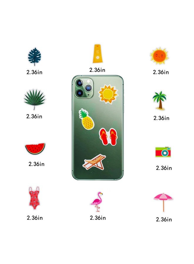 كليڤر بلاي مجموعة من 100 ملصق حمام سباحة وشاطئ، هدايا حفلات صيفية، ديكورات أعياد ميلاد - Image 4