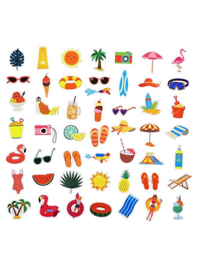 كليڤر بلاي مجموعة من 100 ملصق حمام سباحة وشاطئ، هدايا حفلات صيفية، ديكورات أعياد ميلاد - Image 3