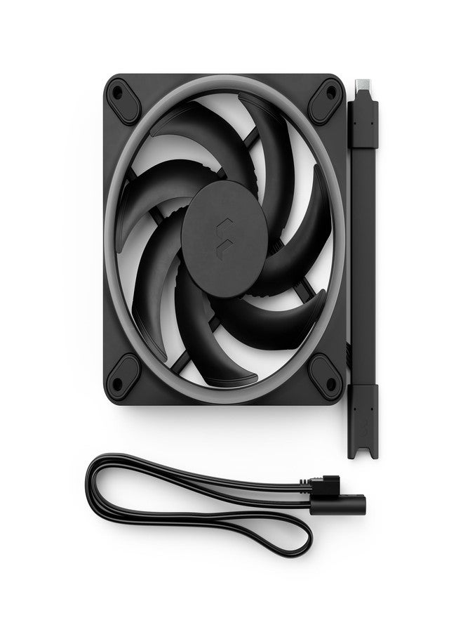 فراكتال ديزاين مروحة كمبيوتر Fractal Design Momentum 12 RGB، أسود - Image 4