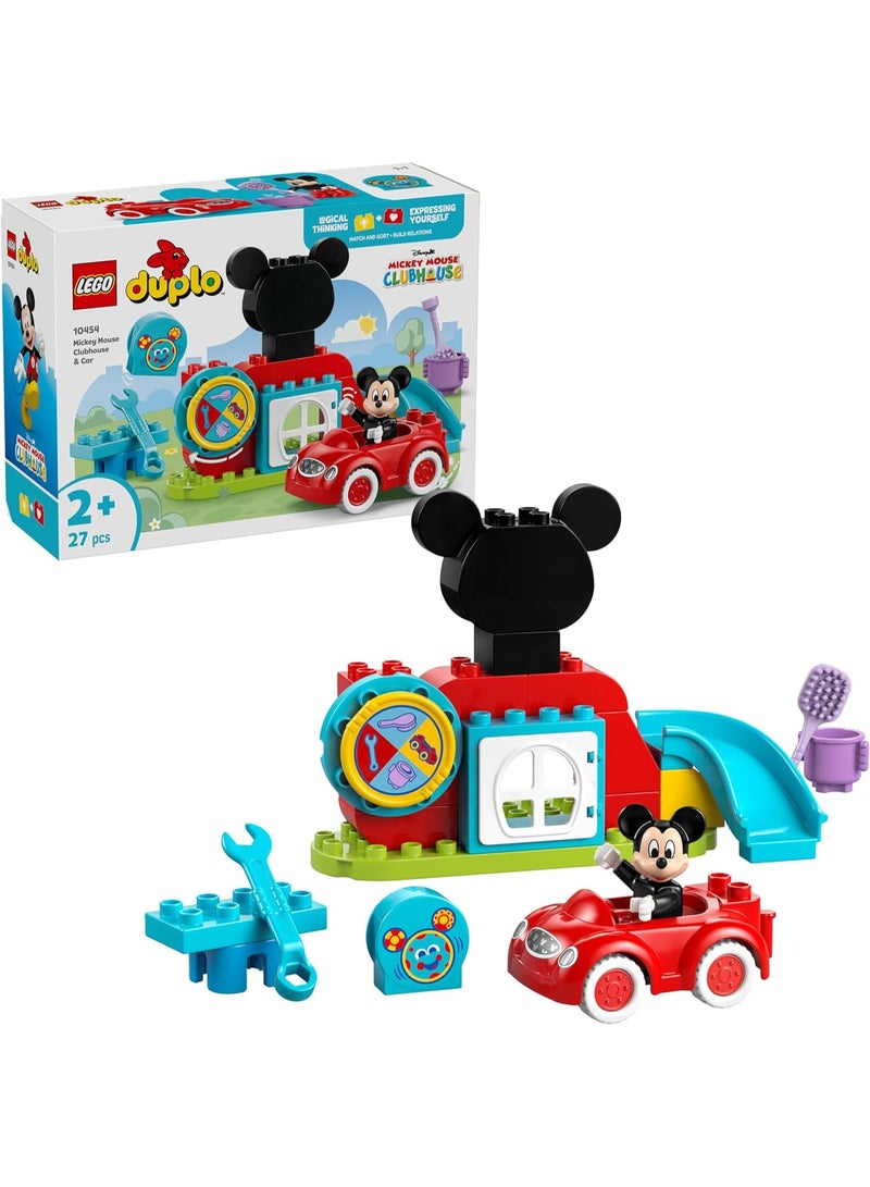 LEGO 10454 Duplo Mickey Mouse Clubhouse and Car - Image 1