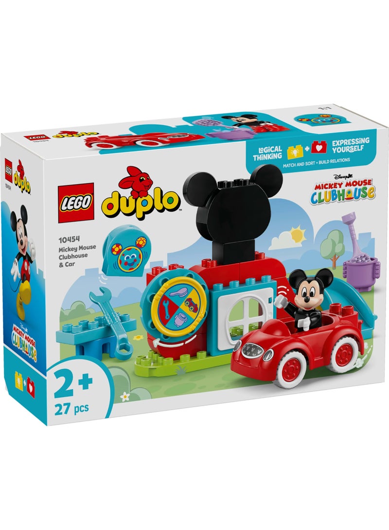 LEGO 10454 Duplo Mickey Mouse Clubhouse and Car - Image 3