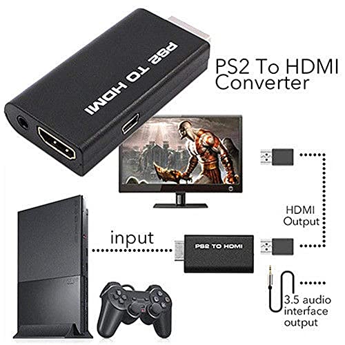 Etzin PS2 to HDMI Converter Supports All PS2 Display Modes with 3.5mm Audio Converter 313GA - Image 5