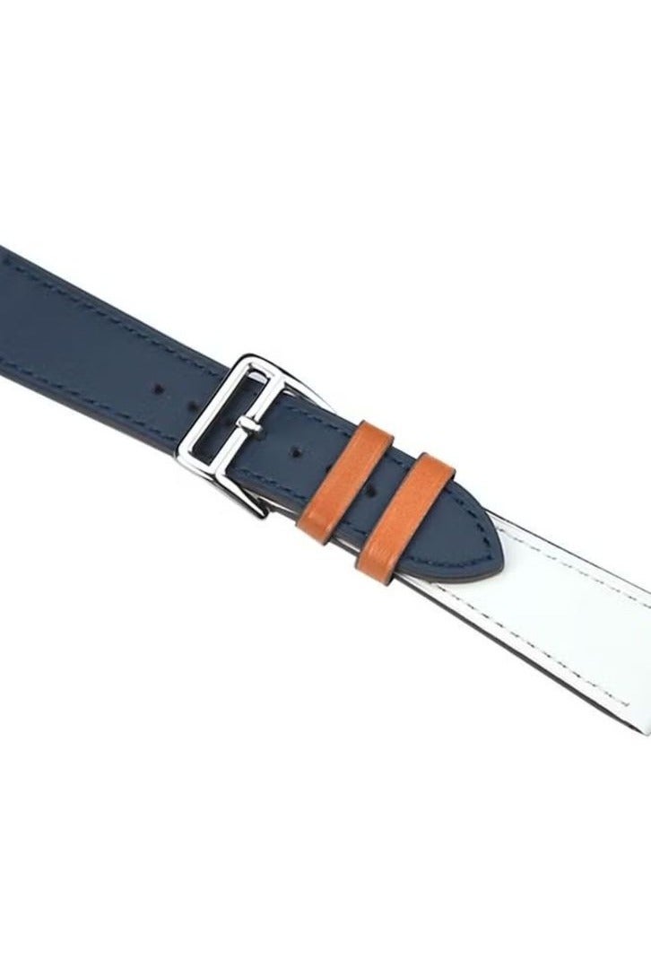 Replacement Strap Leather Single Tour Band For Apple Watch 44 mm Multicolour - Image 2