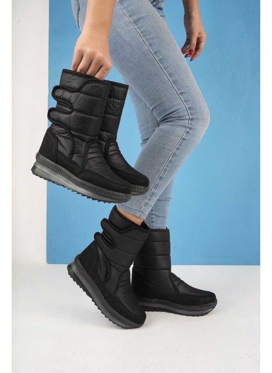 muggo Felya Guaranteed Women's Fur and Velcro Rain and Snow Boots  - Image 3