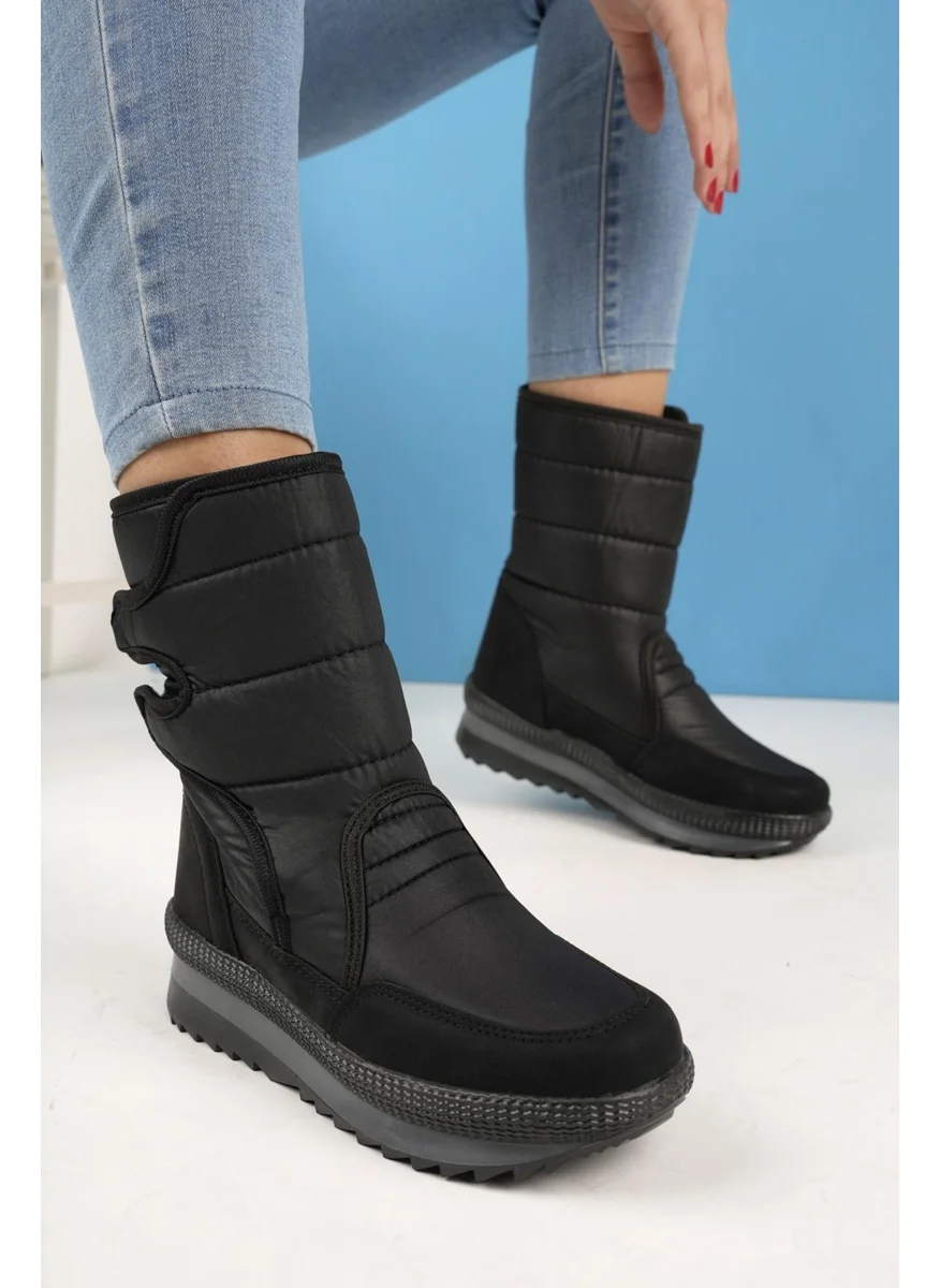 موغو Felya Guaranteed Women's Fur and Velcro Rain and Snow Boots