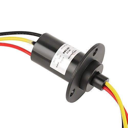 Hilitand 3 Wires Electrical Slip Ring Collector, 250RPM 15A Mini Slip Ring 3 Wires 0-600V Electrical Slip Ring for Wind Turbine Power Generator - Image 2