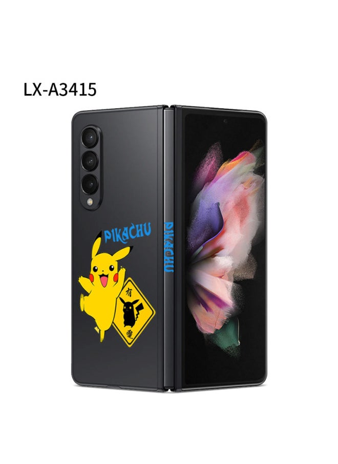 Generic For Samsung Fold3/4 All-inclusive Transparent Sticker Back Sticker W22 Sticker Personalized Color Sticker Folding Screen Fold2 Transparent-Color:LX-A3415-Dimensions:For Samsung Fold (color Through 3m)  - Image 1
