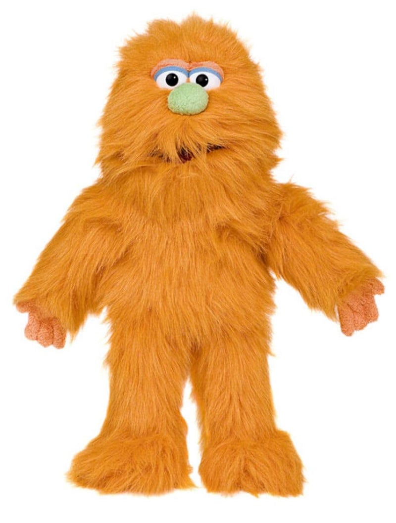 Silly Puppets دمى سيللي 14" وحش برتقالي - Image 1