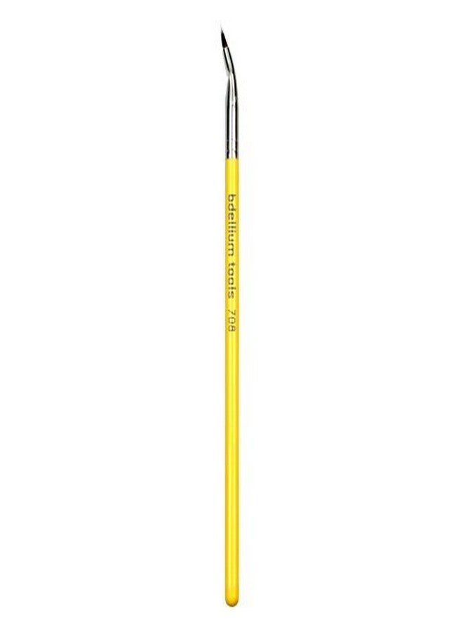 Bdellium Tools Professional Makeup Brush Studio Series - Bent Eyeliner 708 - Image 1