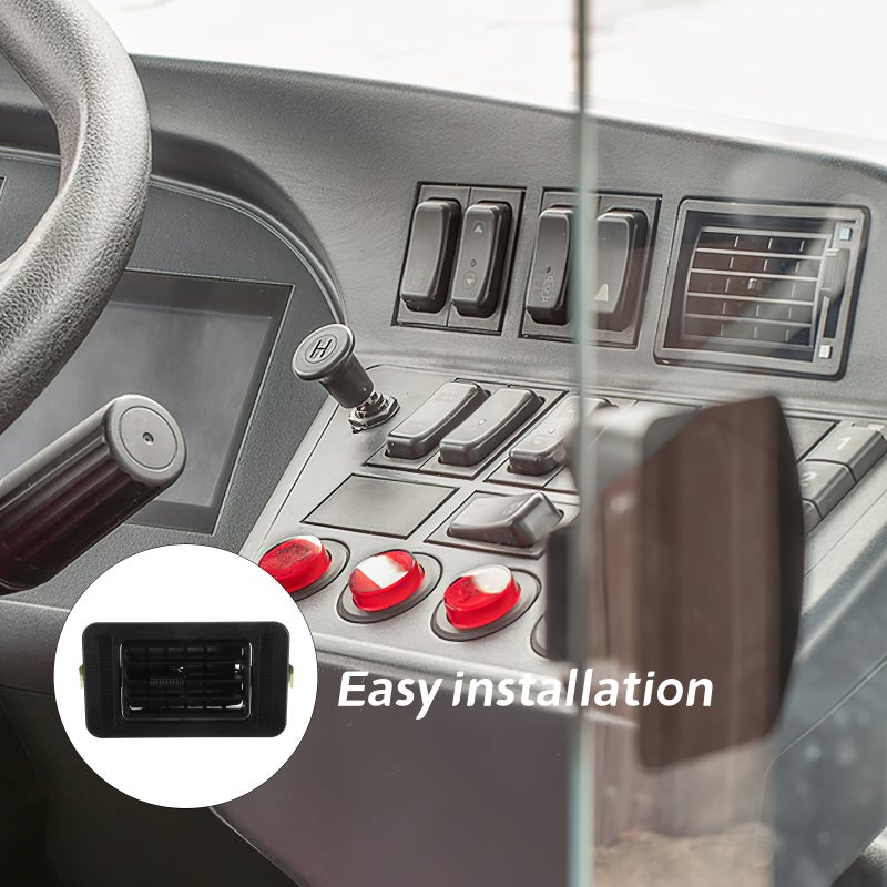 Universal Car Air Conditioning Vent Replacement Vehicle Dashboard Vent Trailer Vent Cover RV Furnace Vent Screen for Car Interior Air Vent - Image 5