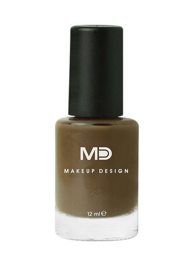 MD MAKE UP DESIGN MD European Nail Polish SALON, Burned Brown 205, 12 ml 
