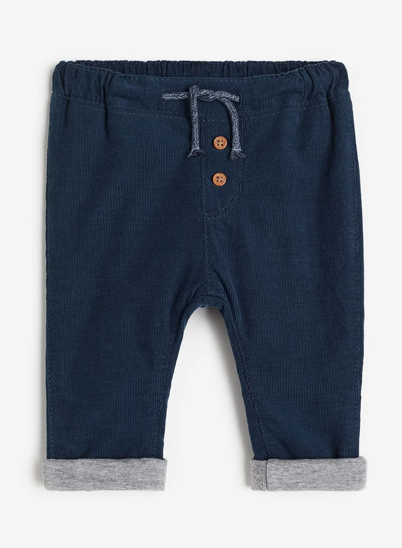 H&M Kids Essential Fine Lined Denim Trousers